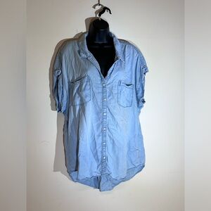 Maurices size 2 blue jean blouse